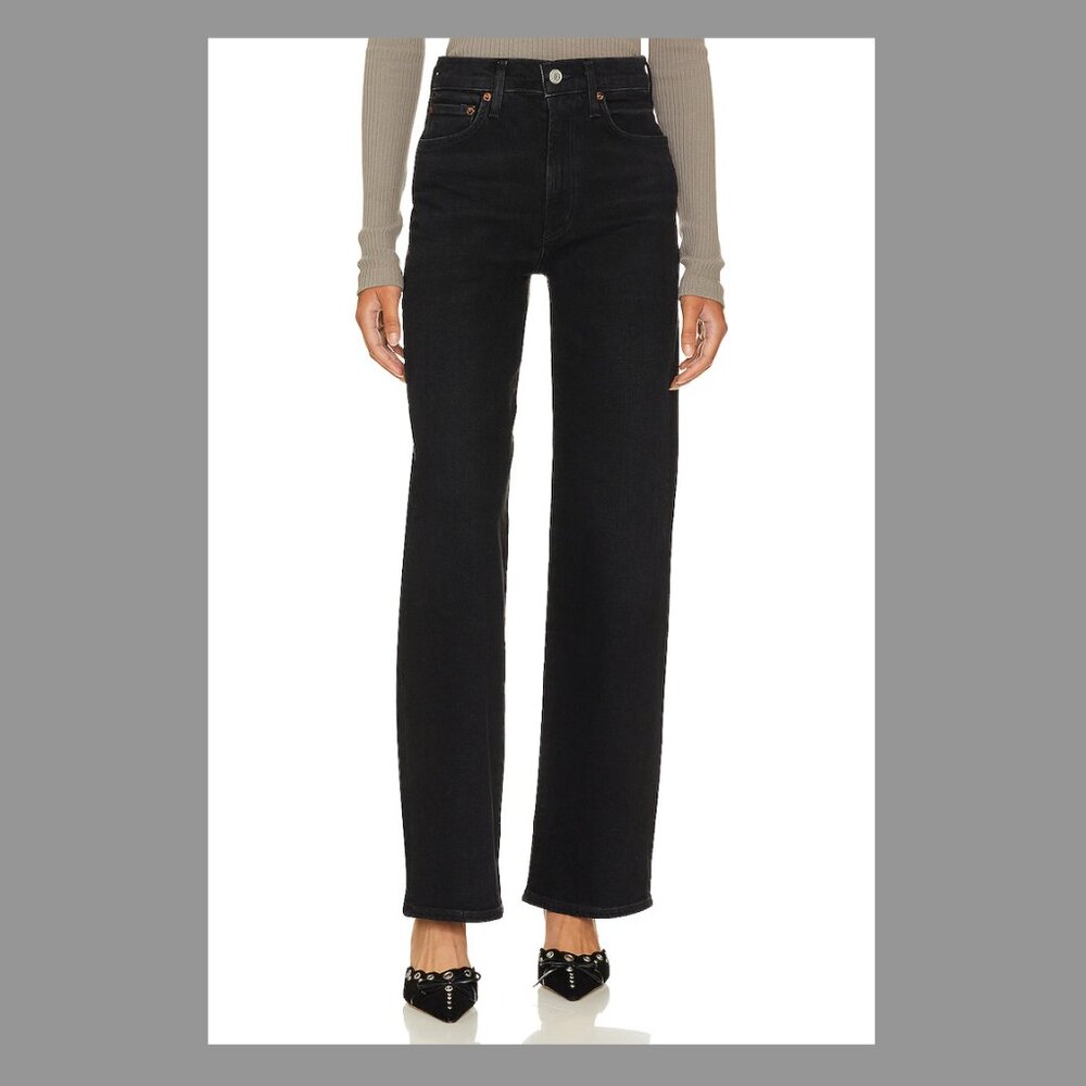 NWT AGOLDE Harper Jean in Hush - Size 24